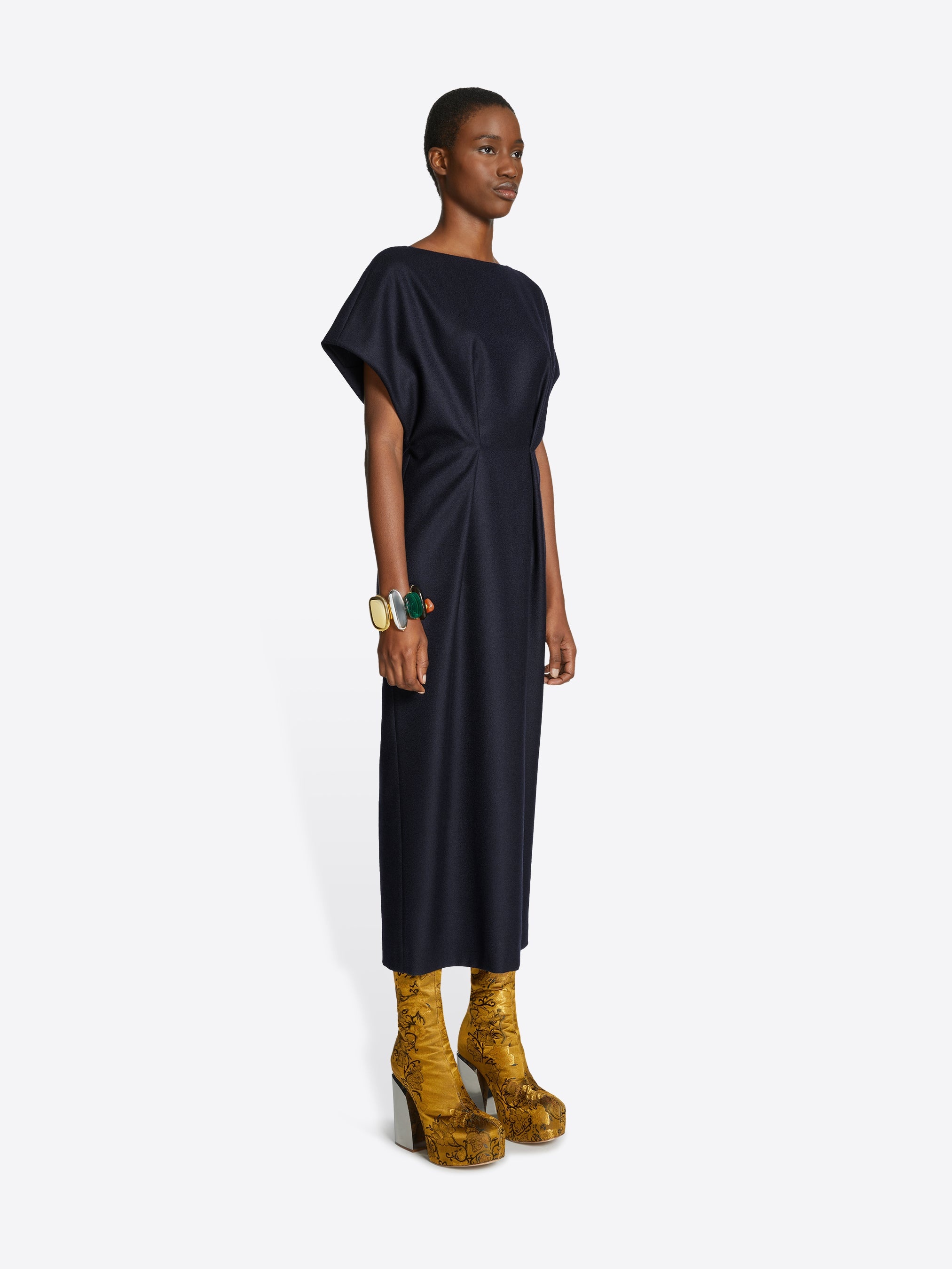 WOOL SHIFT DRESS - 3