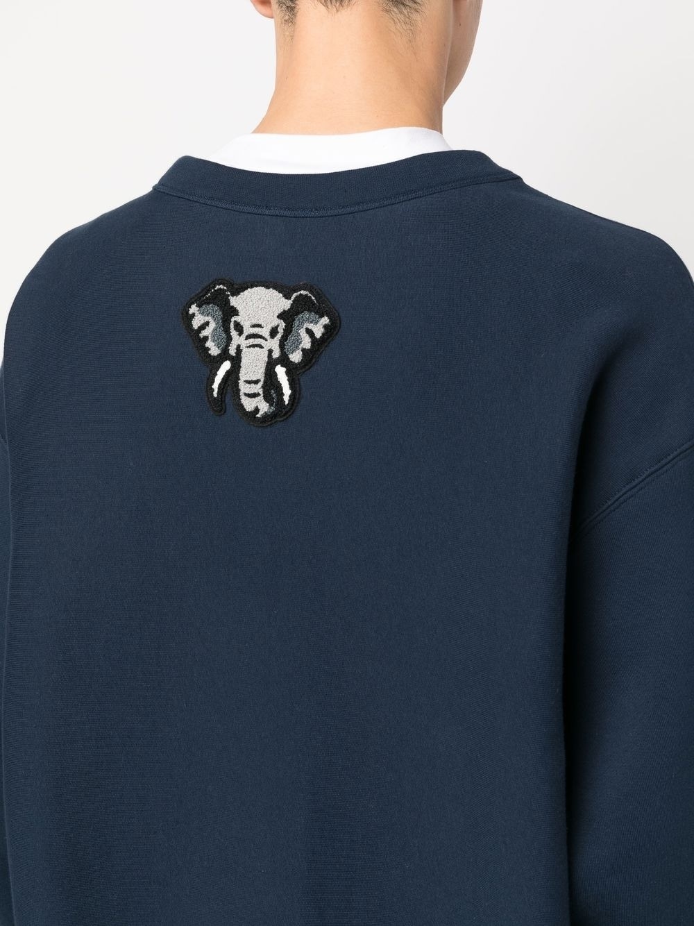 logo-appliqué crew-neck sweatshirt - 5