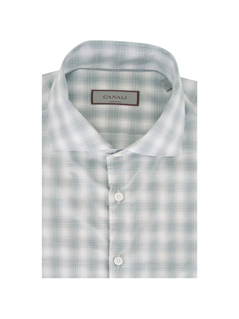 plaid woven shirt - 1