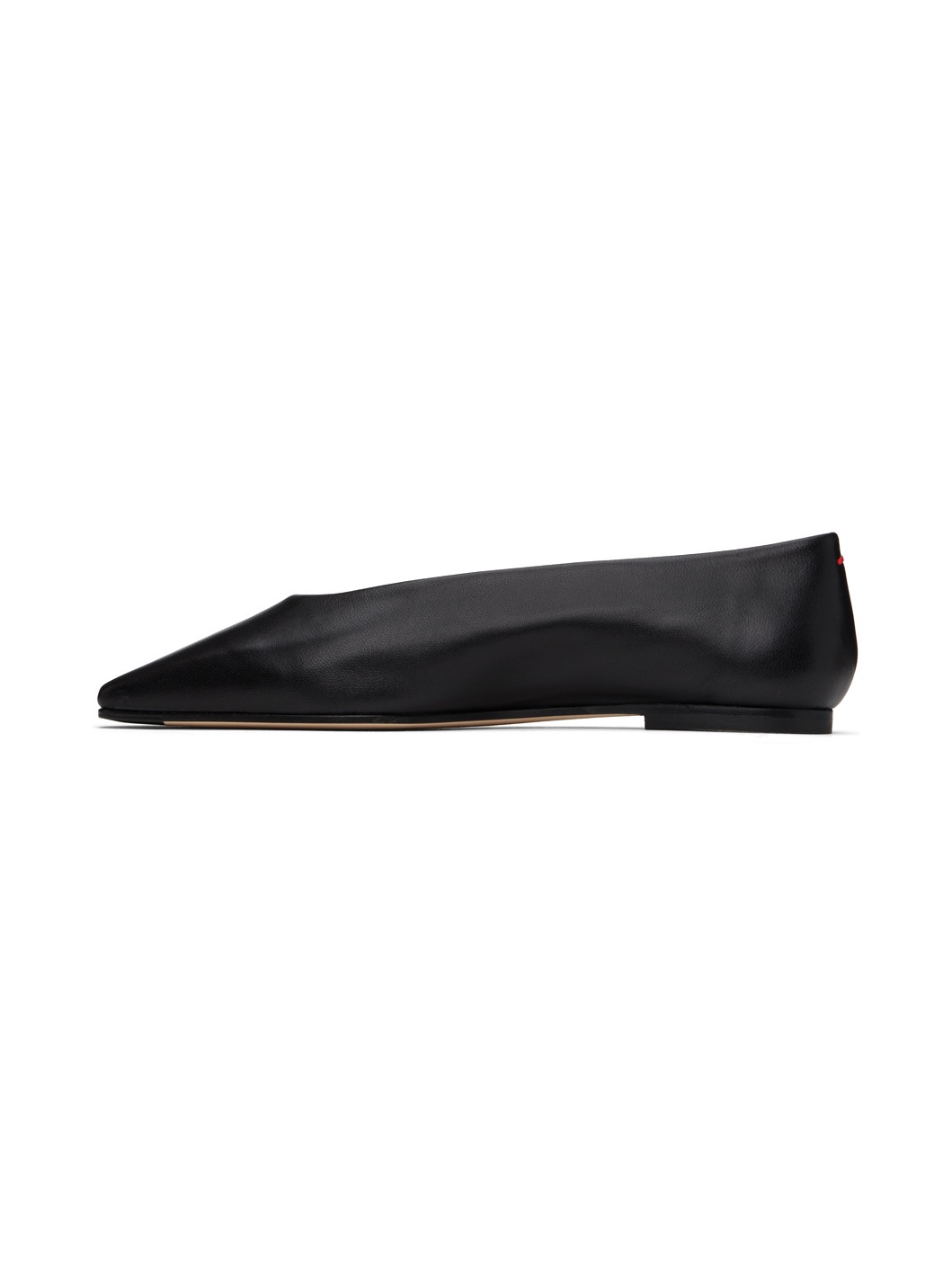 Aeyde Black Betty Ballerina Flats | REVERSIBLE