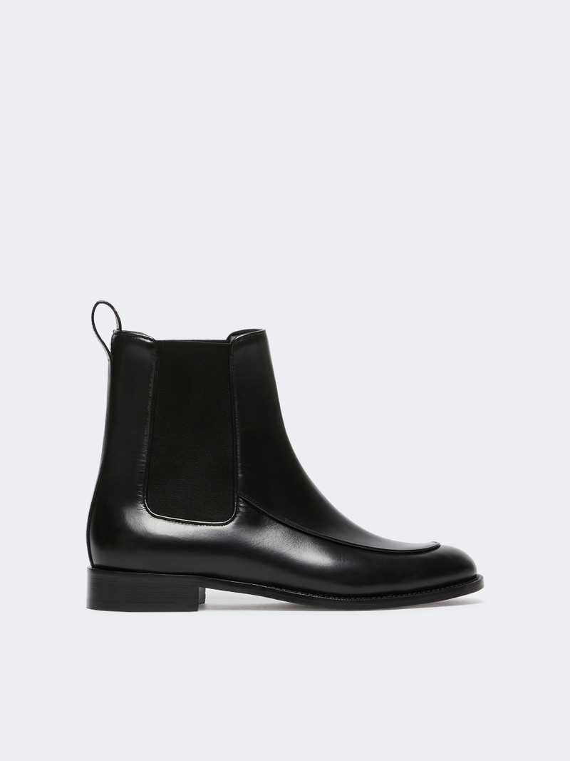 MIRTO Leather Chelsea ankle boots - BLACK 1