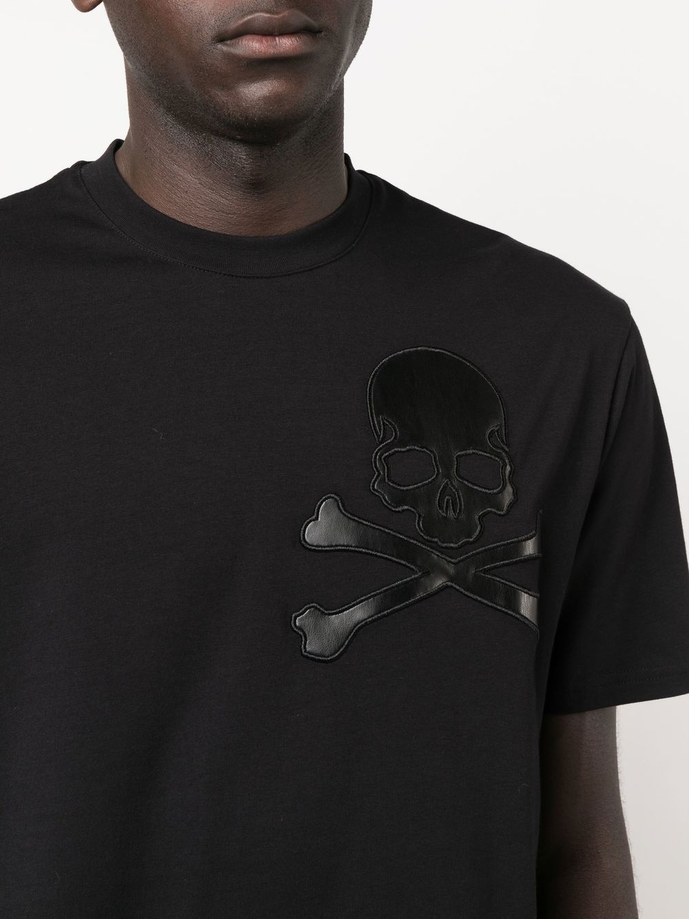 skull-motif cotton T-shirt - 5