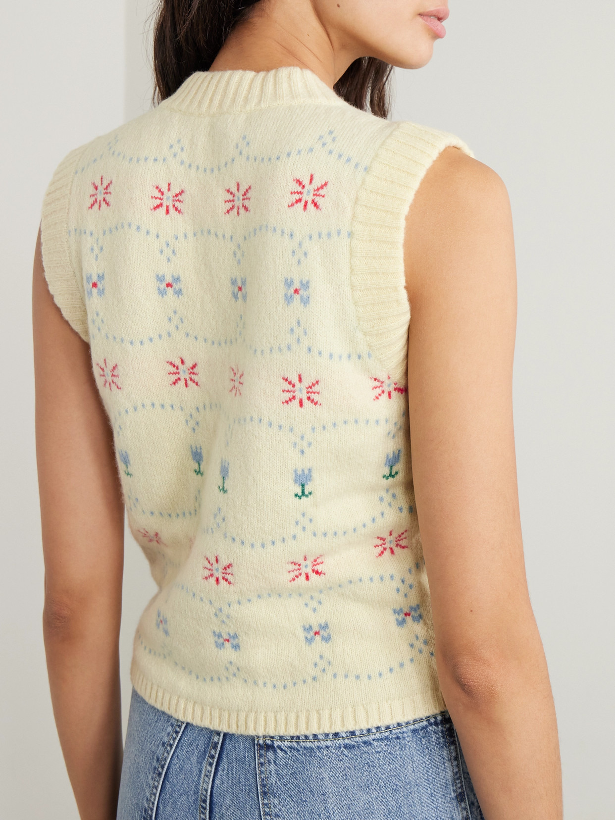 Cashmere And Silk-blend Jacquard Vest - 3