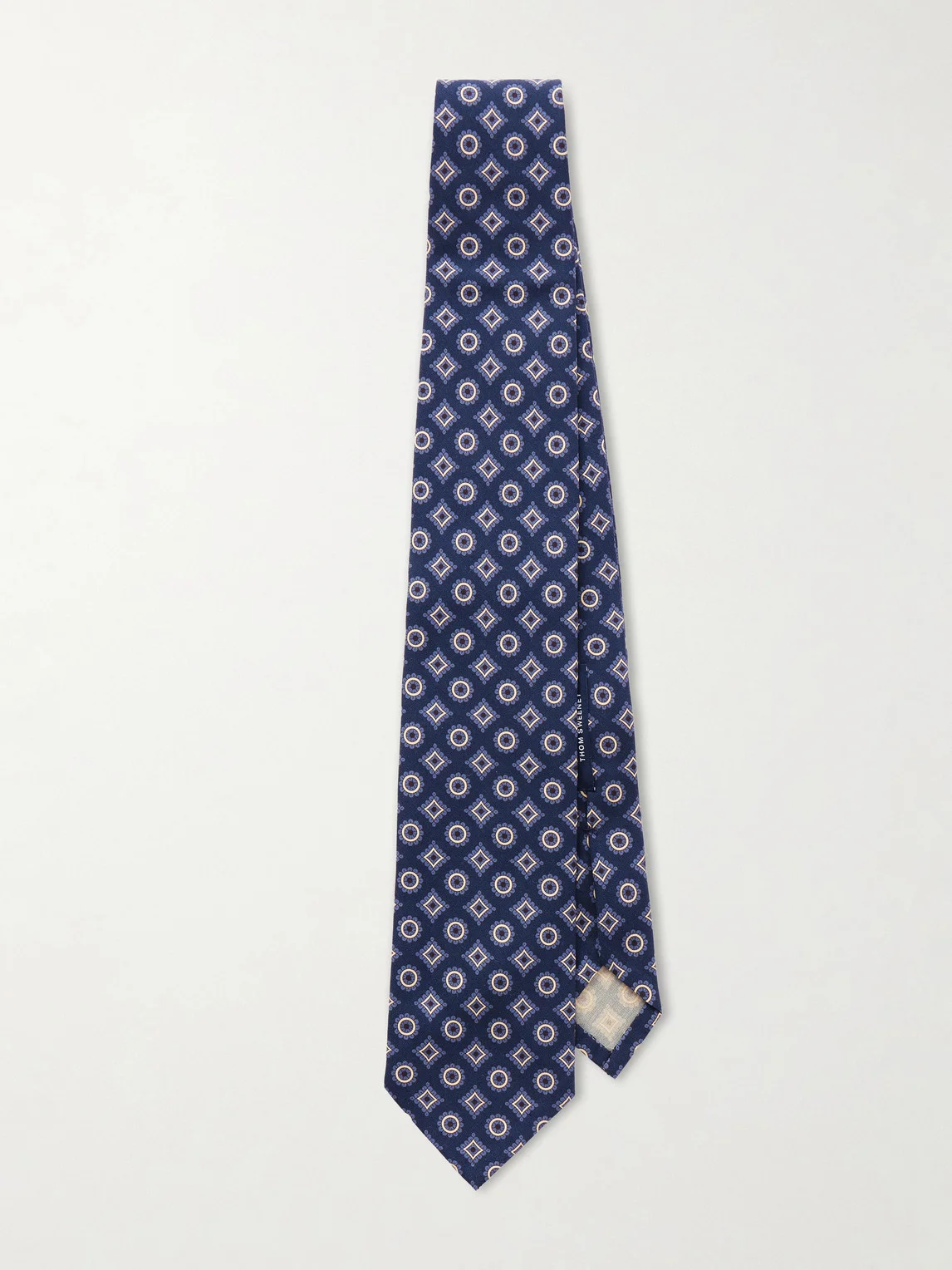 8cm Printed Silk Tie - 1
