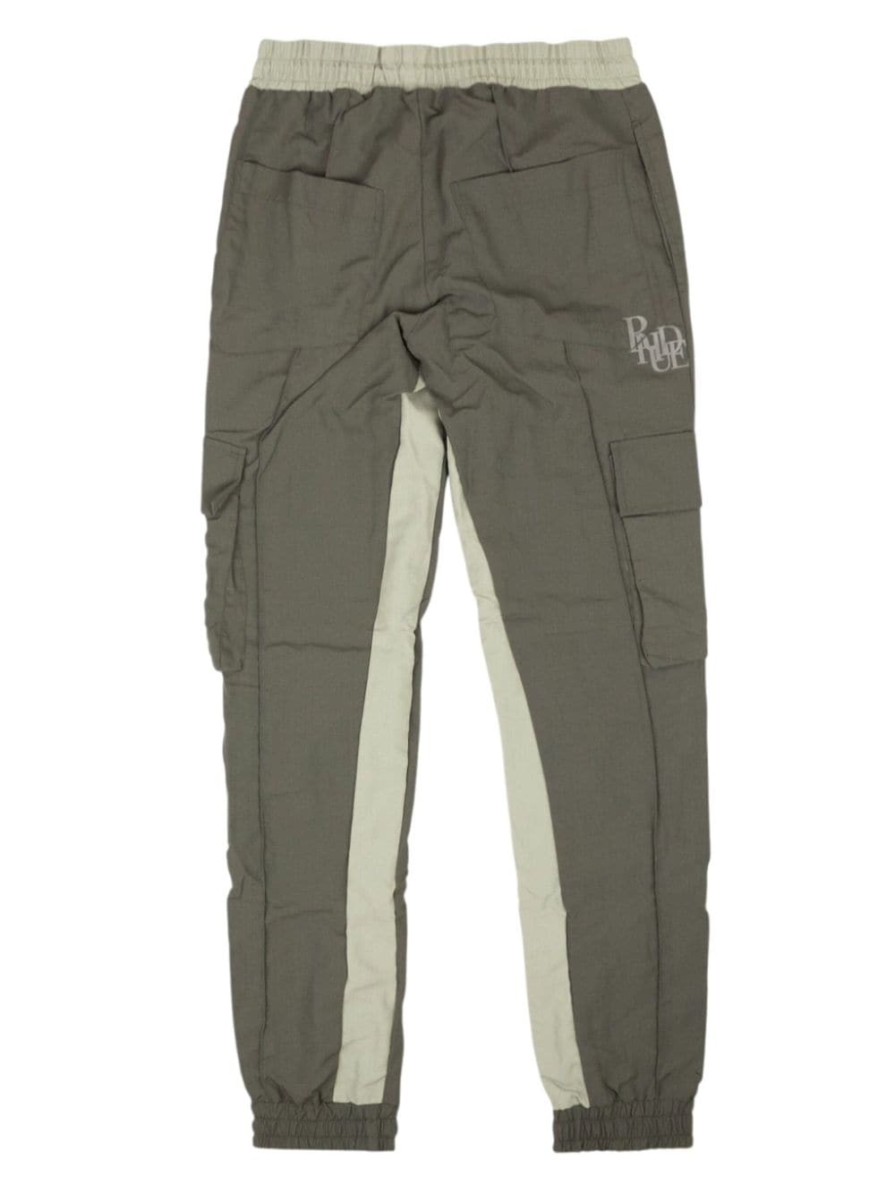 logo-print flight cargo trousers - 2