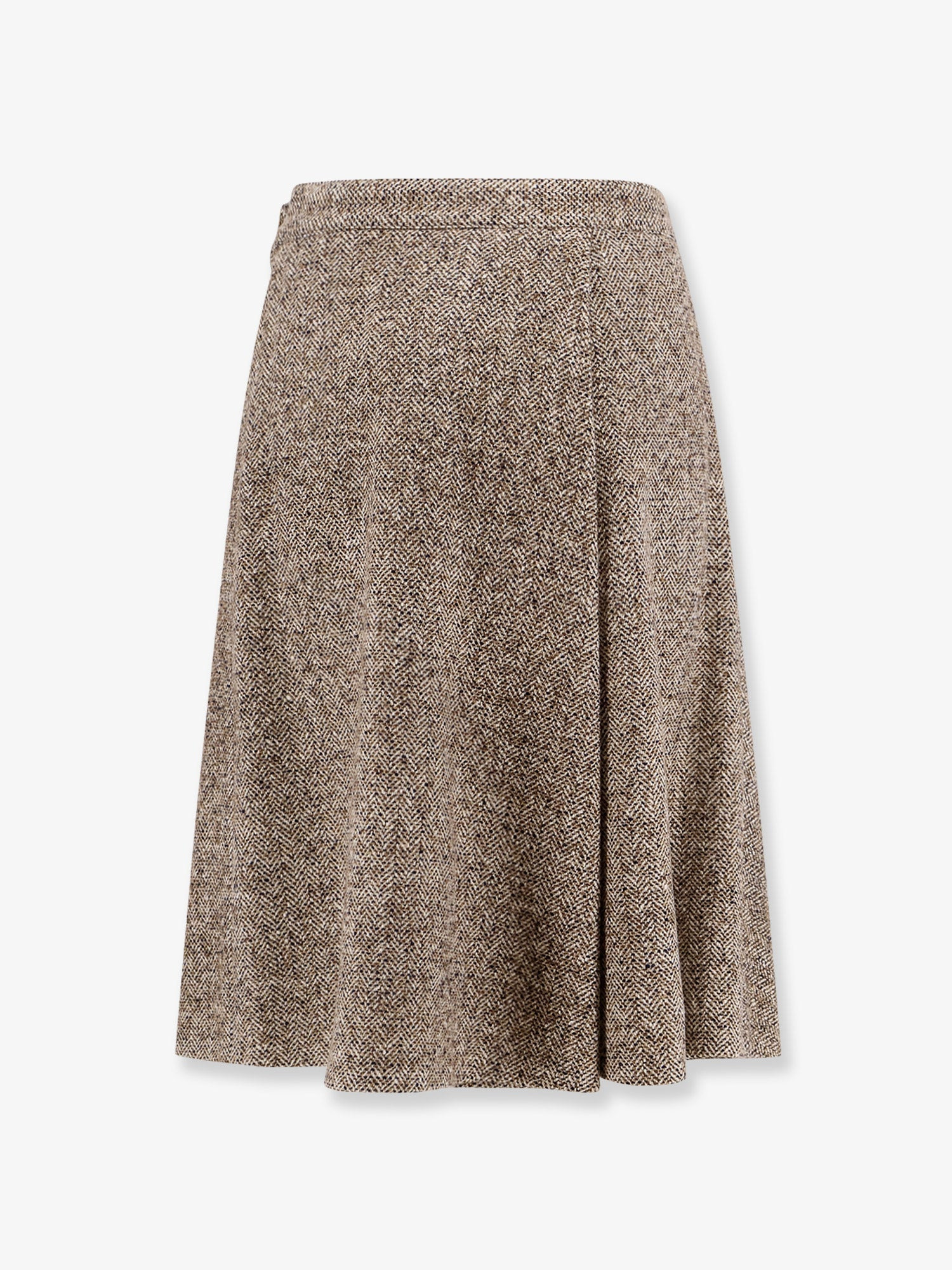 Brunello Cucinelli Virgin Wool And Silk Midi Skirt - 4