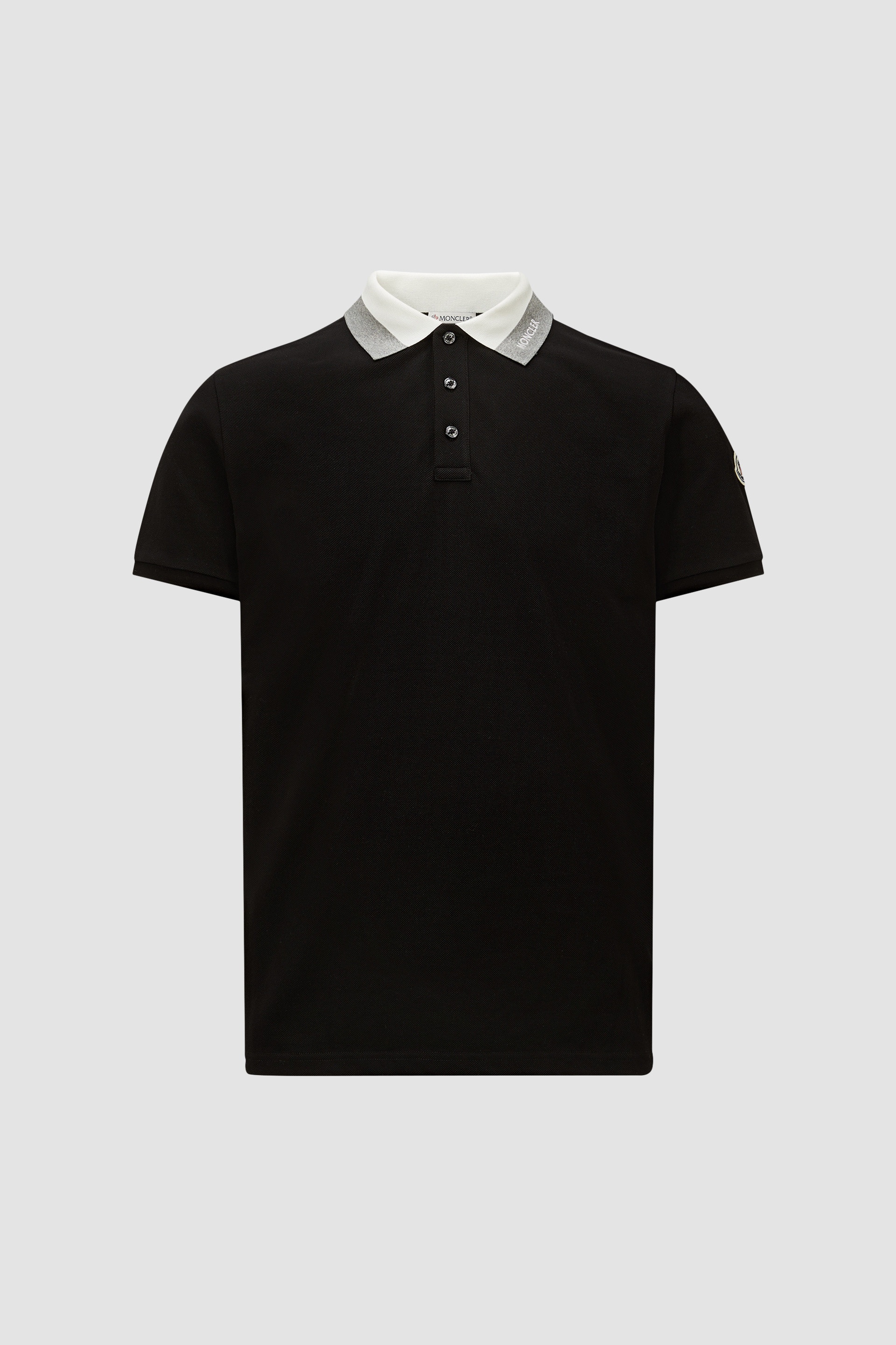 Embroidered Logo Cotton Piquet Polo Shirt - 1