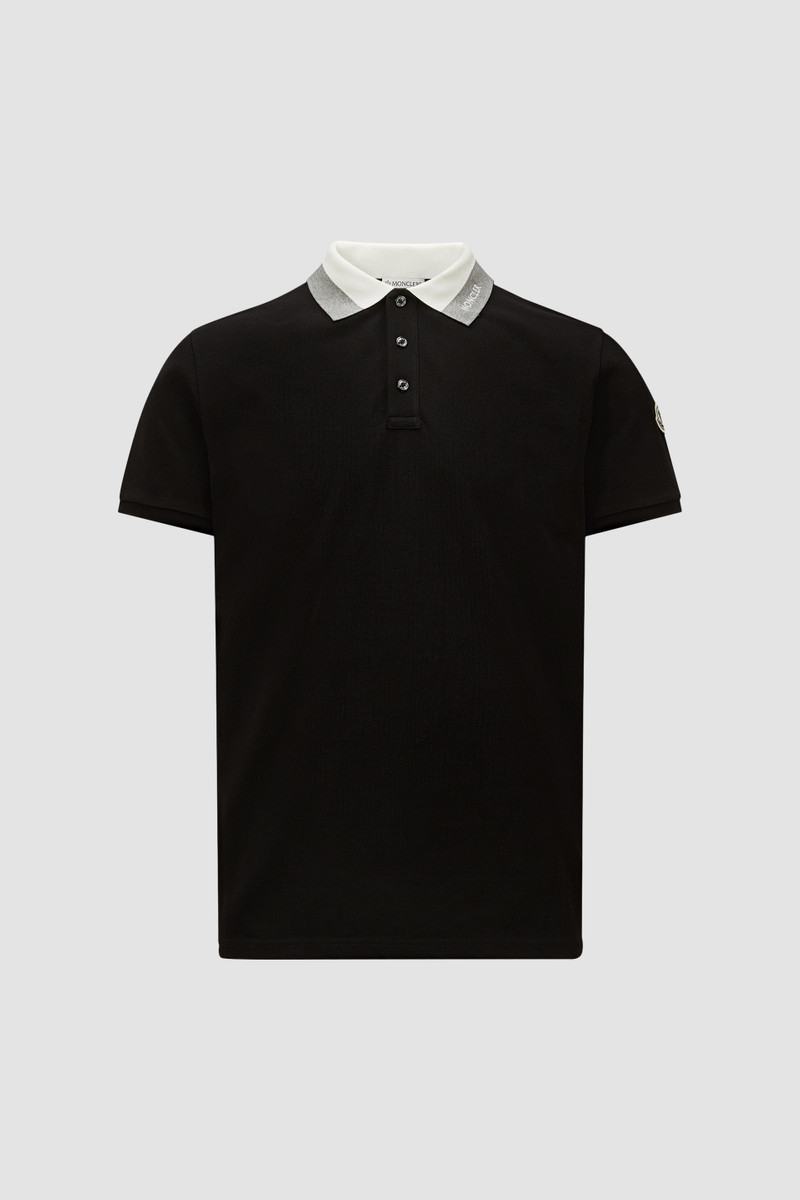 Embroidered Logo Cotton Piquet Polo Shirt 1