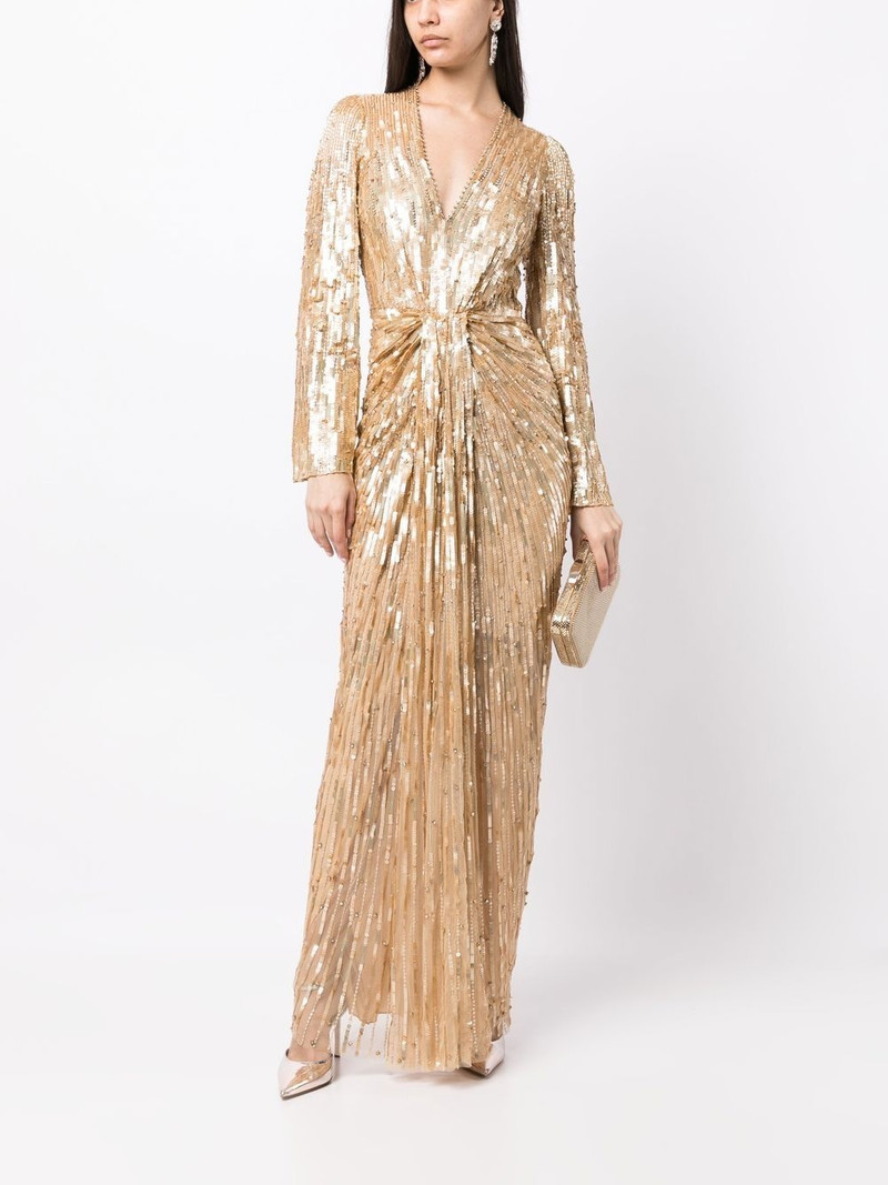 JENNY PACKHAM Margot sequin gown outlook