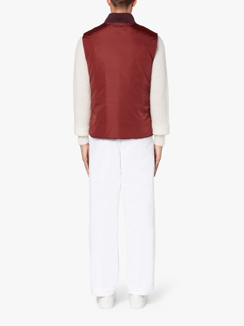 Mackintosh DUNDEE BRICK RED NYLON LINER VEST | QC-107 outlook