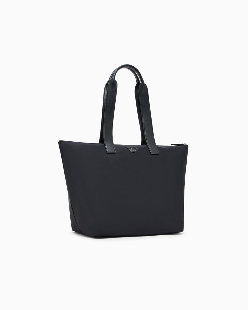 EMPORIO ARMANI ASV MEDIUM SHOPPER BAG IN RECYCLED NYLON outlook