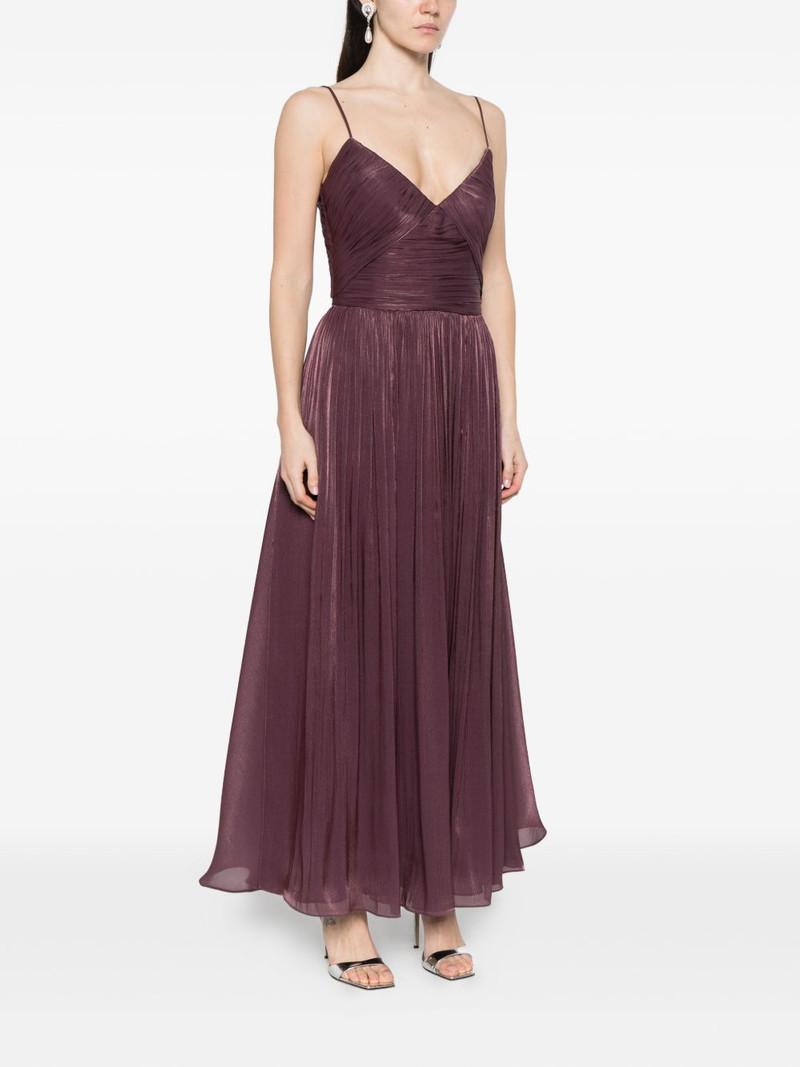 Fayla pleated V-neck maxi dress 3