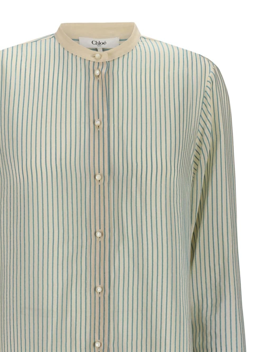 oversized silk blouse - 2