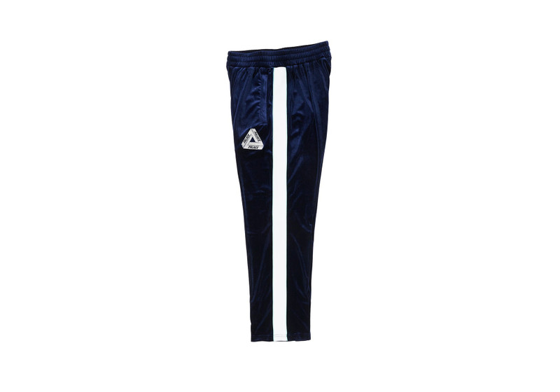 PALACE PALACE ELTON JOHN VELOUR TRACK BOTTOMS NAVY outlook