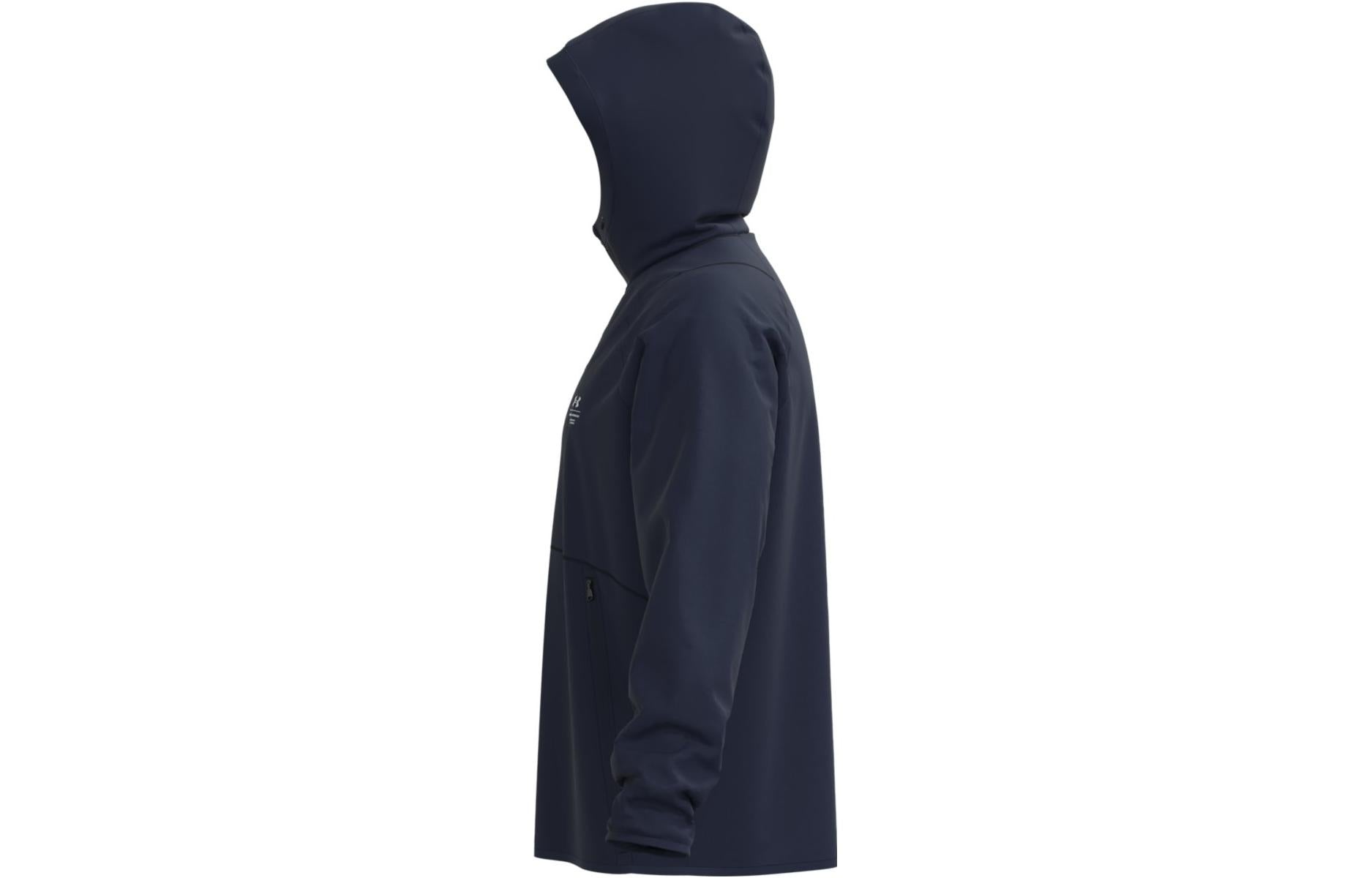 Under Armour Rush Fleece Full Zip Hoodie Jacket 'Blue' 1373806-410 - 3