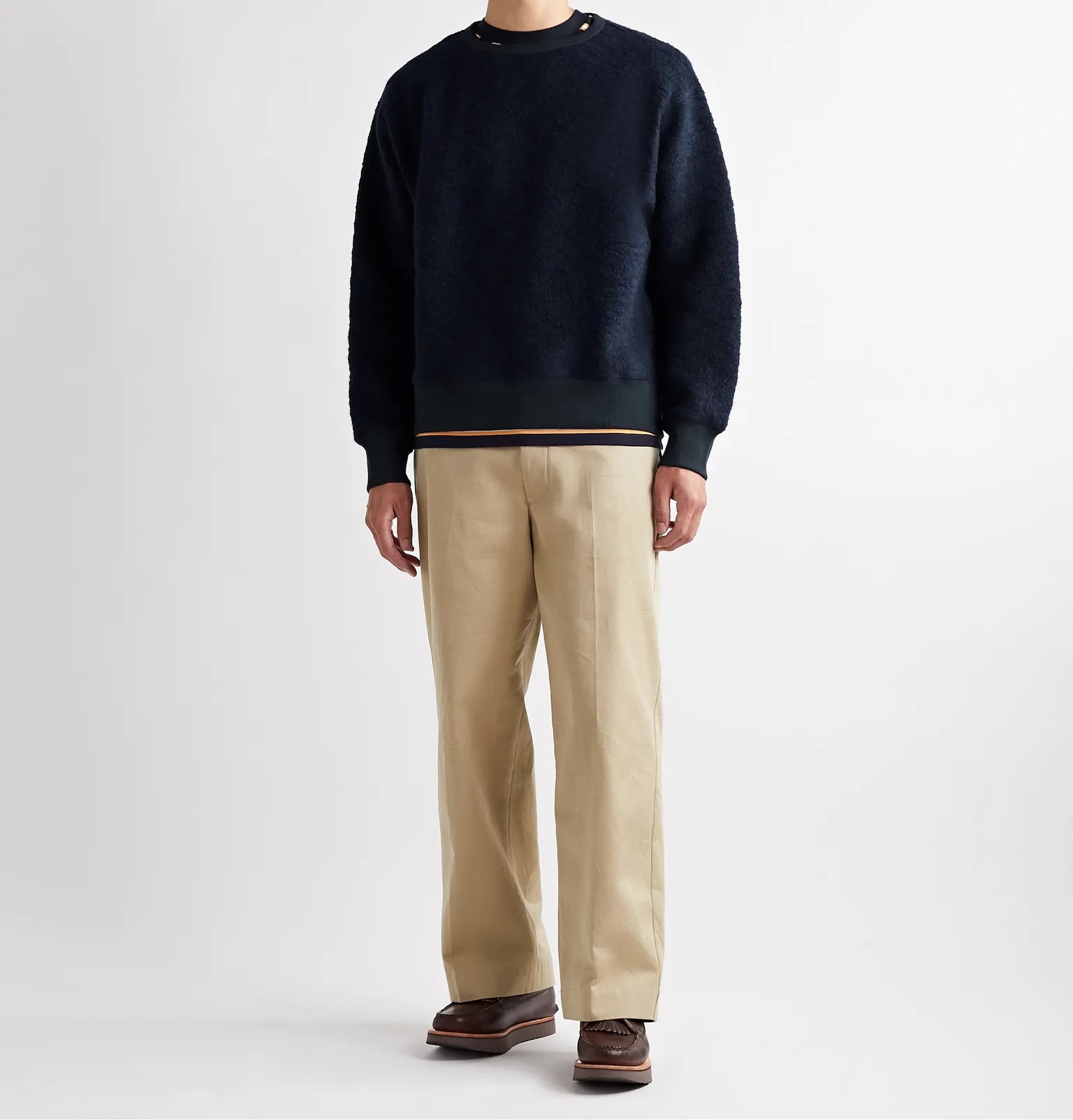 Textured Wool-Blend Sweatshirt - 7