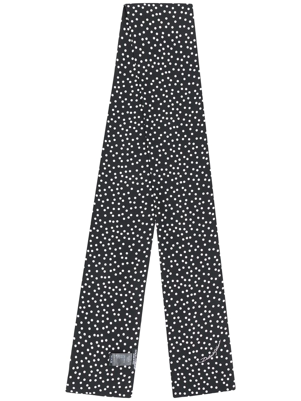 polka dot print stole - 1