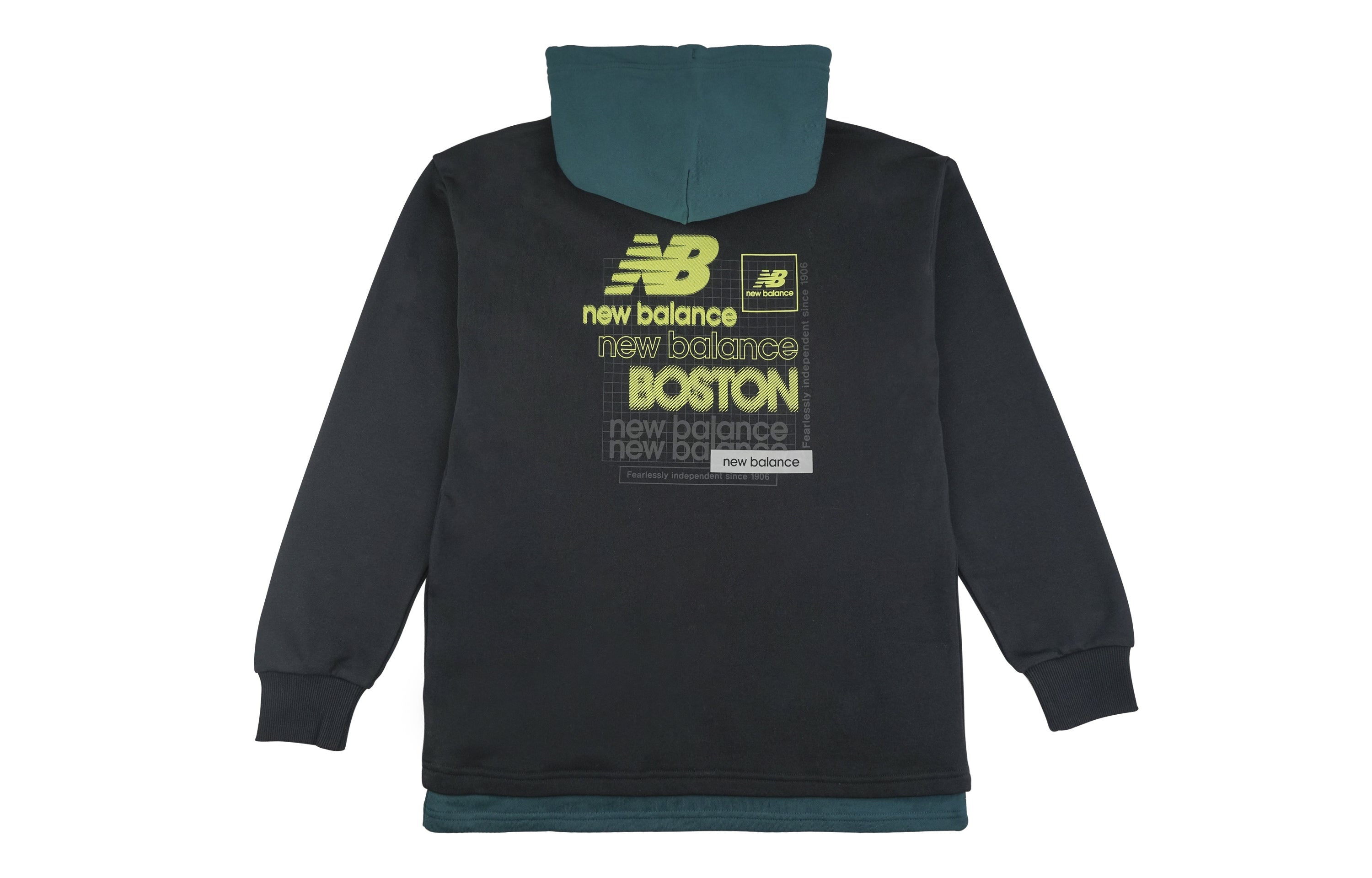 New Balance Splicing Hooded Knit Pullover Casual Sports Black NCA33031-BK - 2