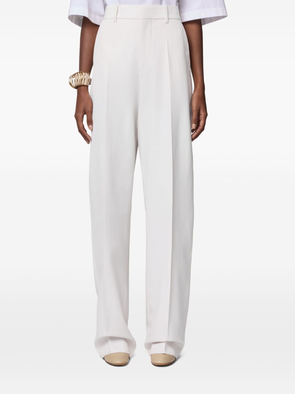 pleat-detail trousers - 2