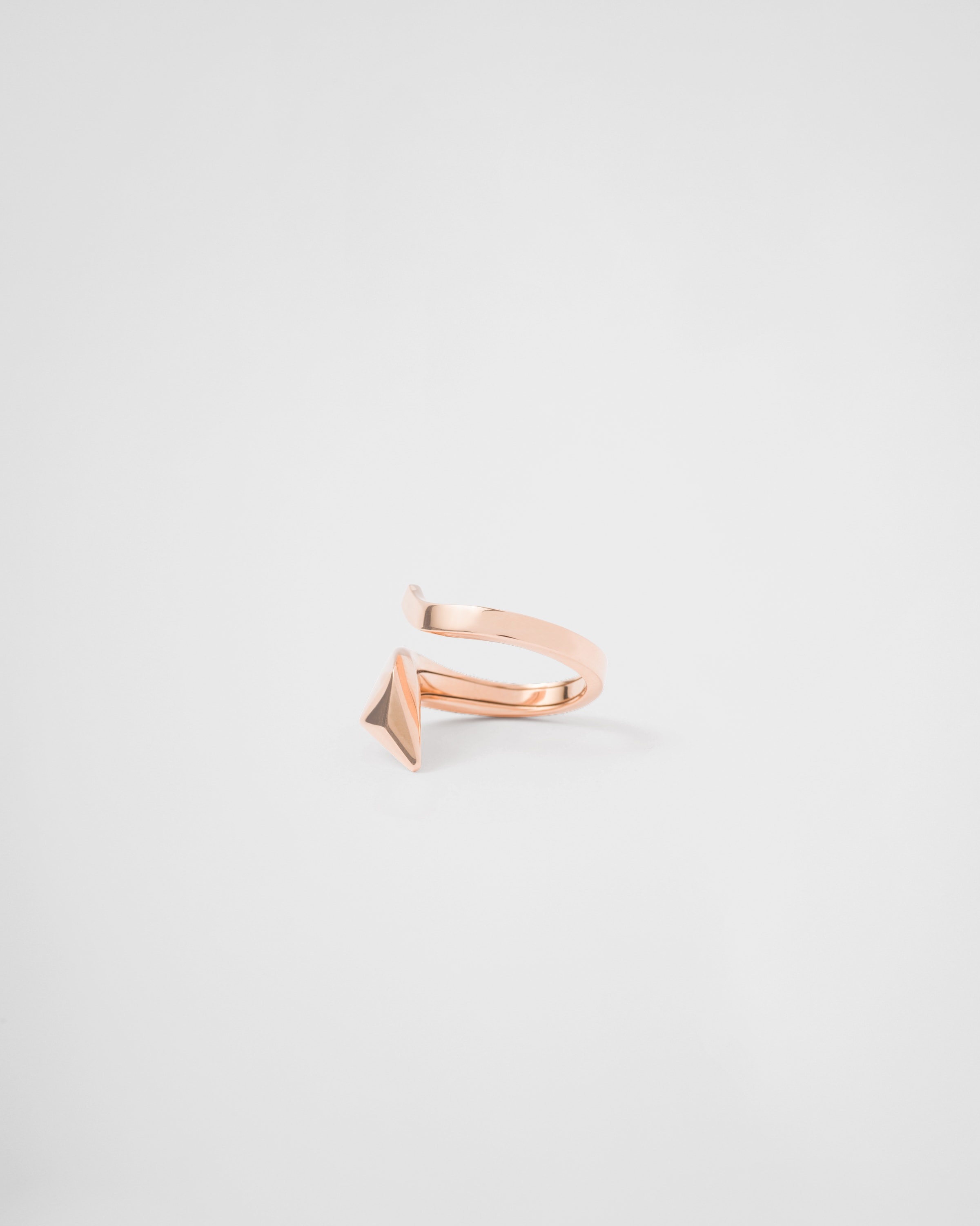 Eternal Gold snake mini ring in pink gold - 5