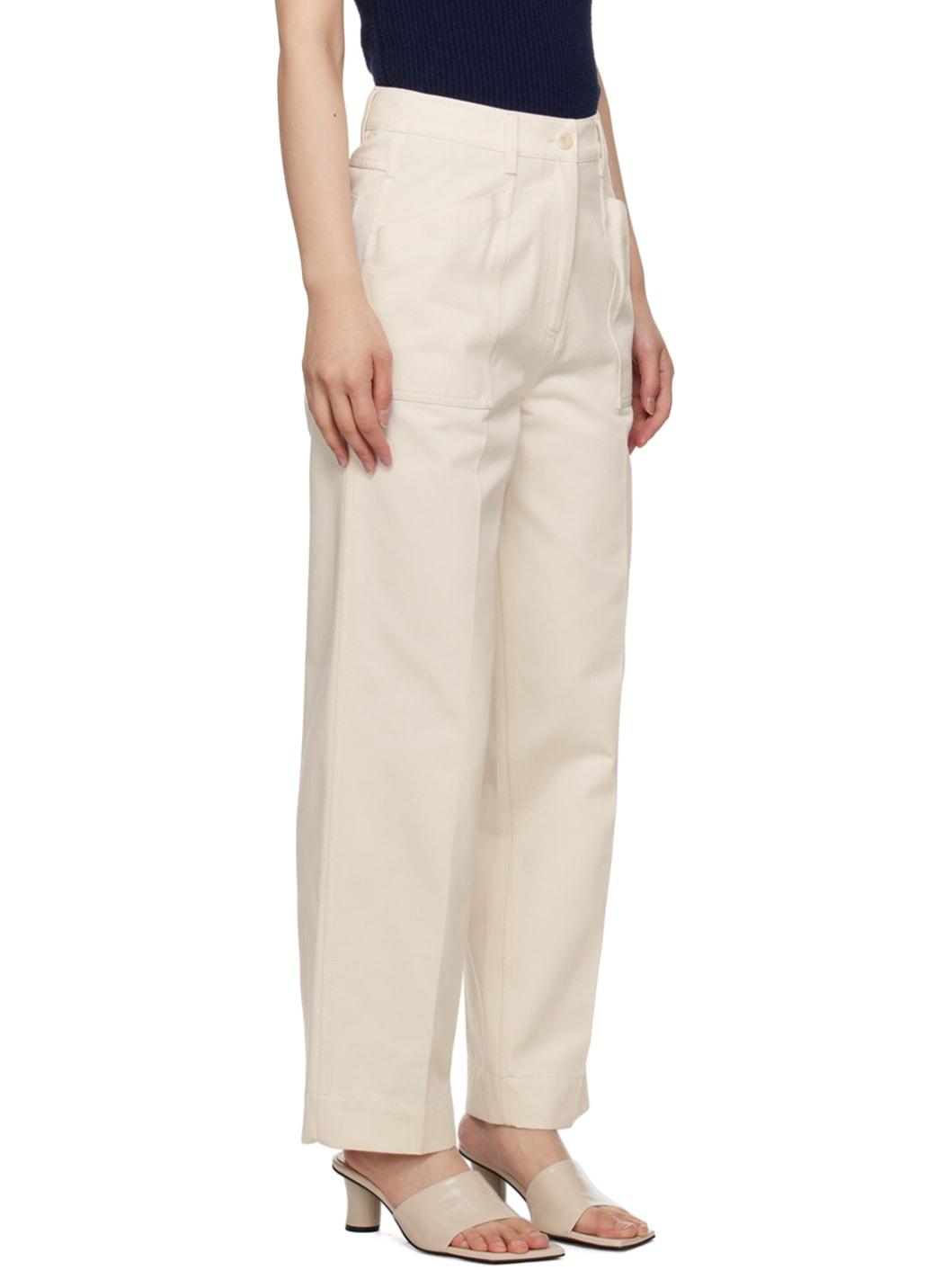 White Bas Trousers - 2