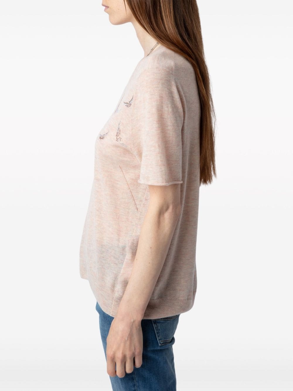 Ida crystals cashmere top - 5