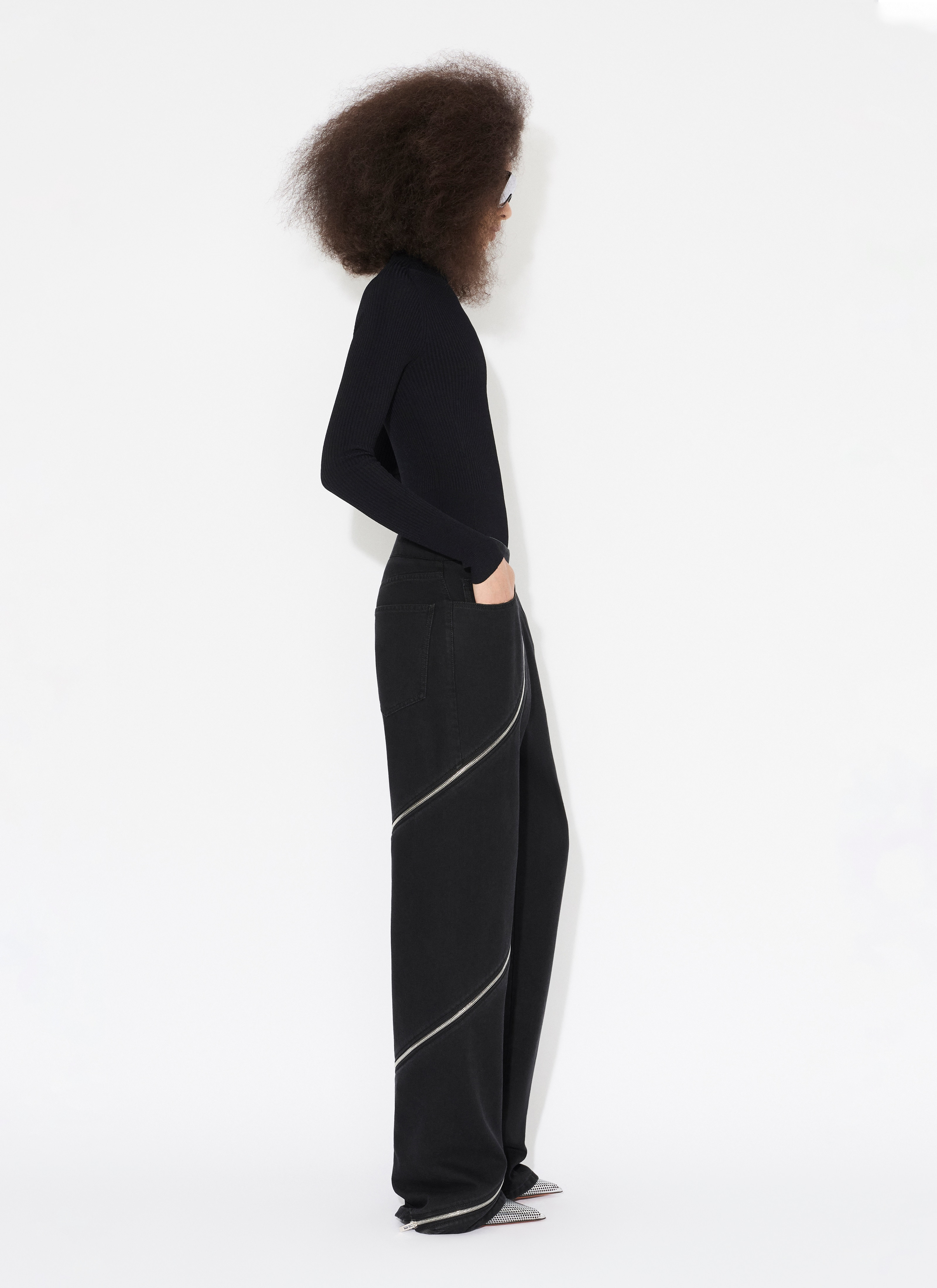 RIBBED KNIT BODYSUIT - 5