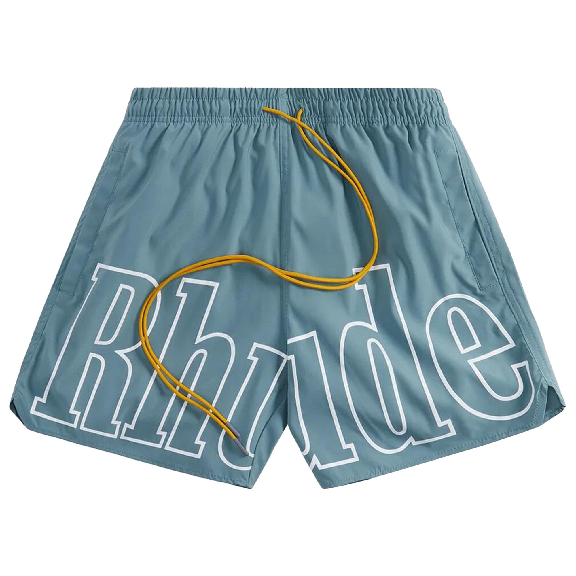 Rhude Logo Swim Trunk 'Sage' - 1