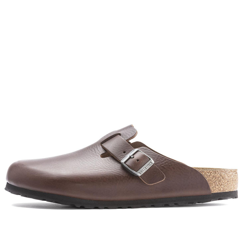Birkenstock 보스턴 그립 가죽 빈티지 샌들 'Wood Roast' 1023449 1