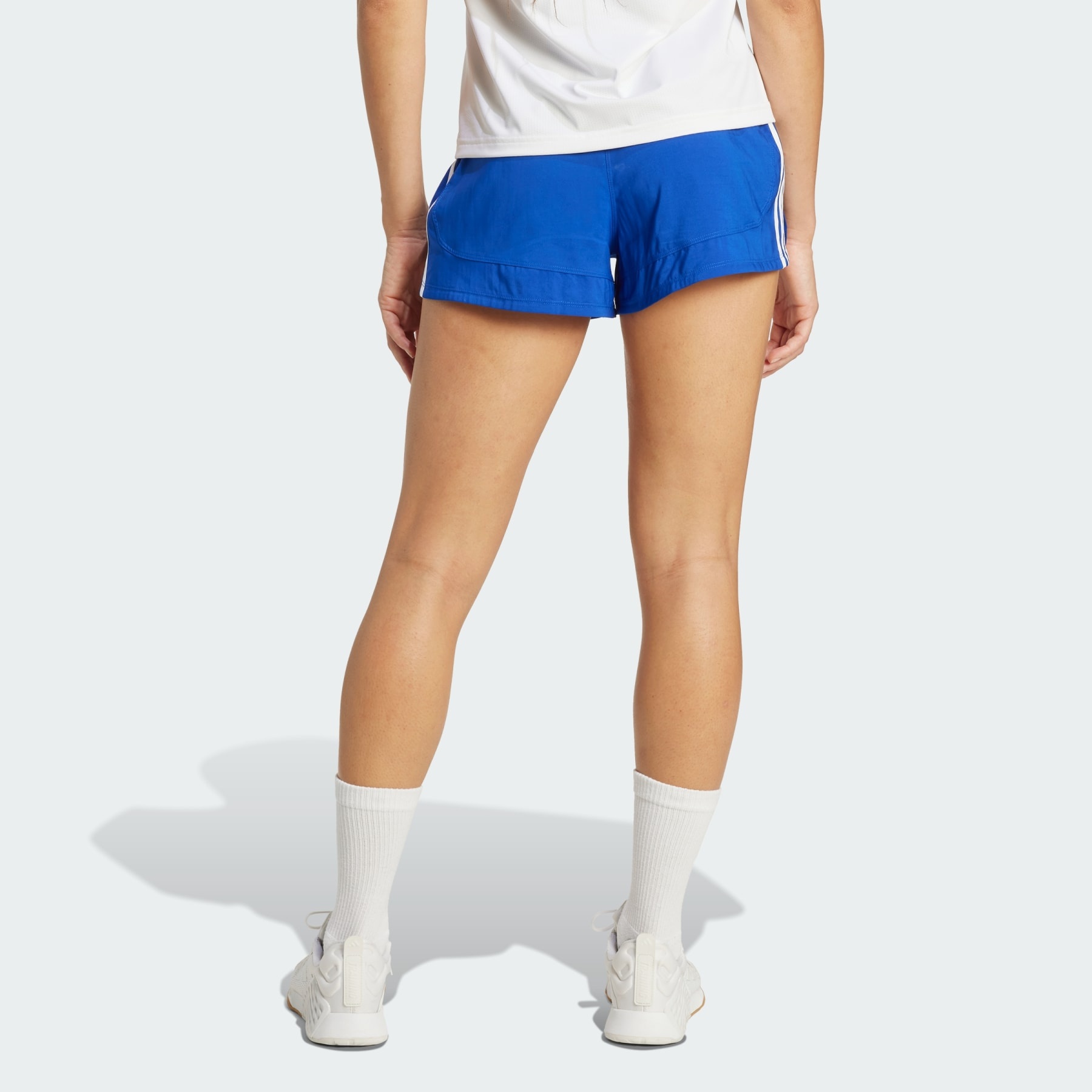 Pacer Training 3-Stripes Woven High-Rise Shorts - 3