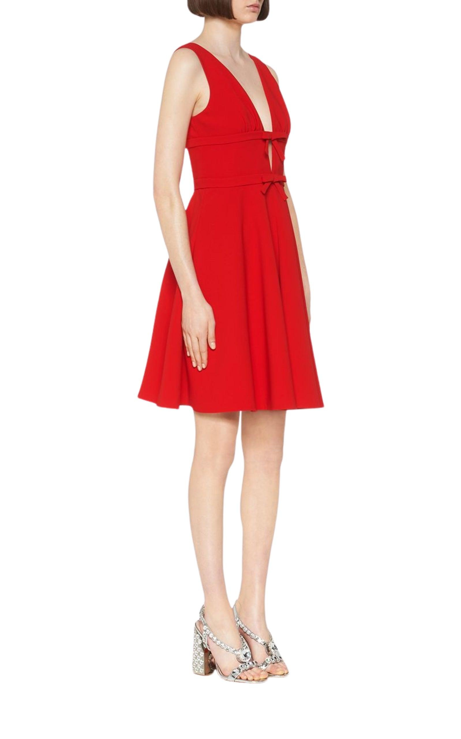 Bow-embellished Cady Dress - 3