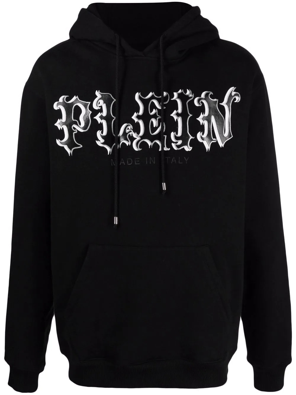 new baroque-print hoodie - 1