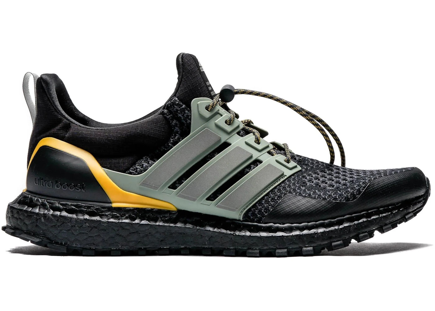 adidas Ultra Boost 1.0 Black Silver Green Carbon - 1