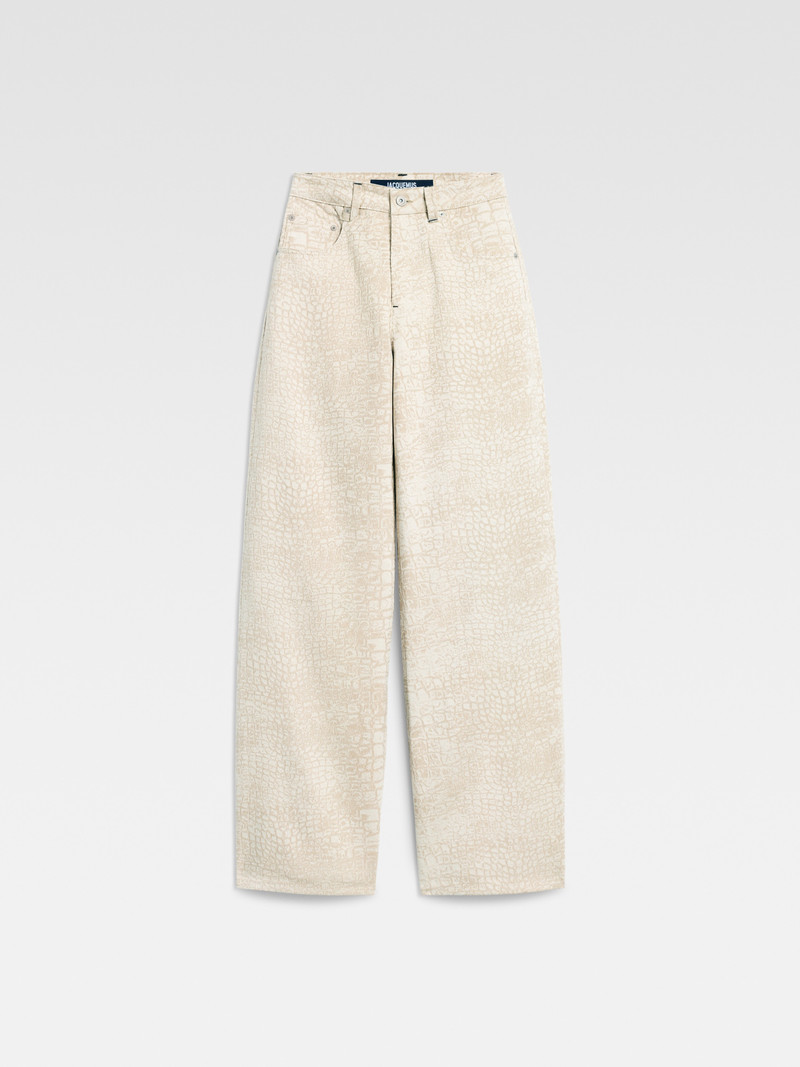 The wide de-Nîmes denim pants - 1