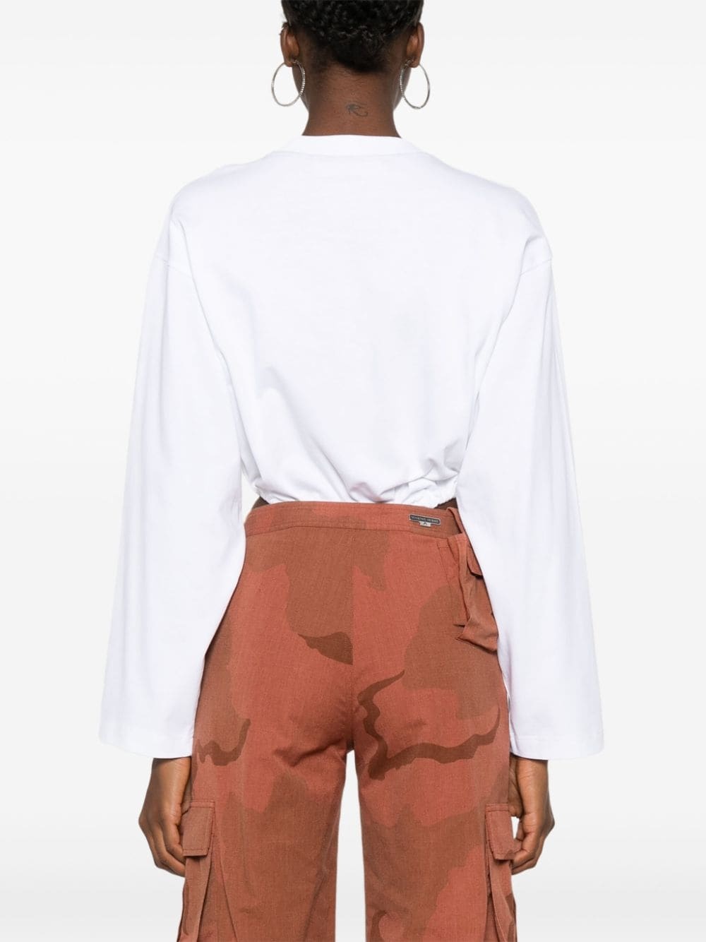 logo-print bodysuit - 4