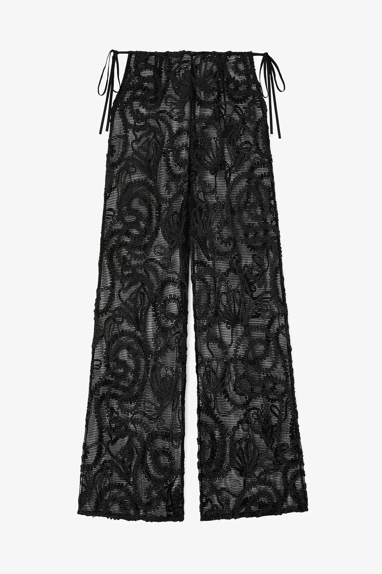 PANTS IN BLACK NET - 1