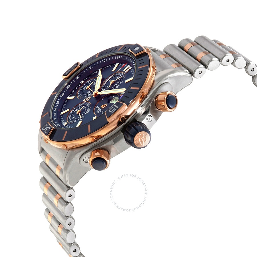 Breitling Super Chronomat Four-Year Calender Chronograph Automatic Blue Dial Men's Watch U19320161C1 - 2