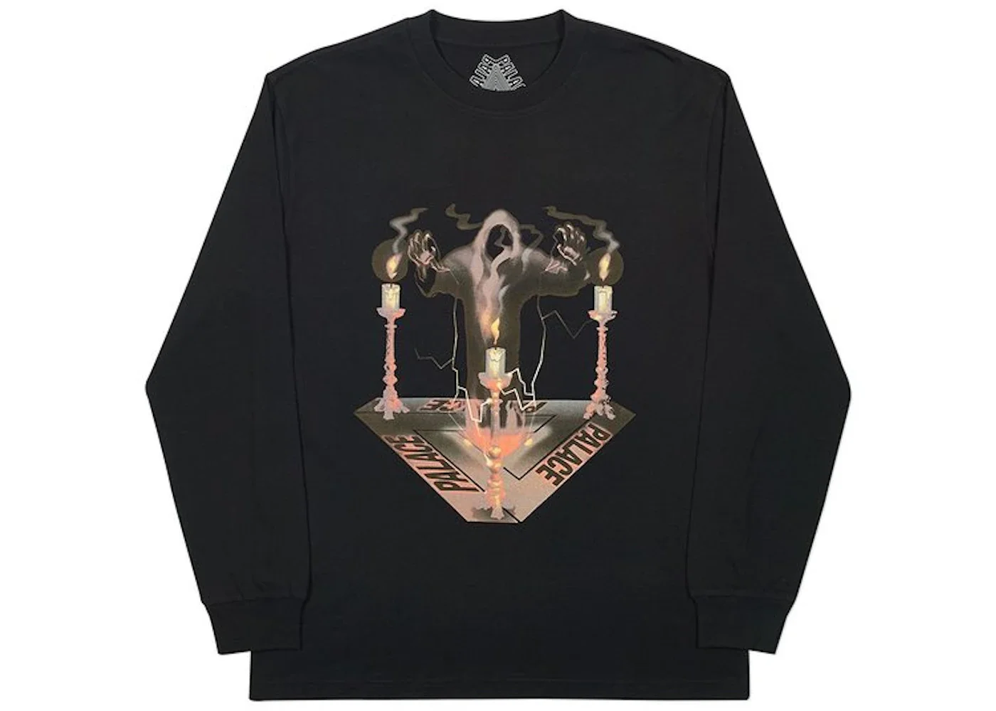 Palace Spooked Longsleeve Black - 1