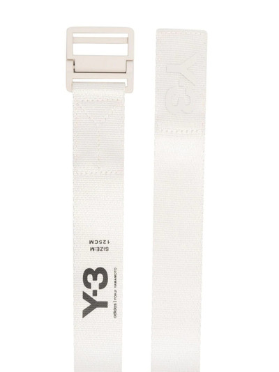 Y-3 logo print belt outlook