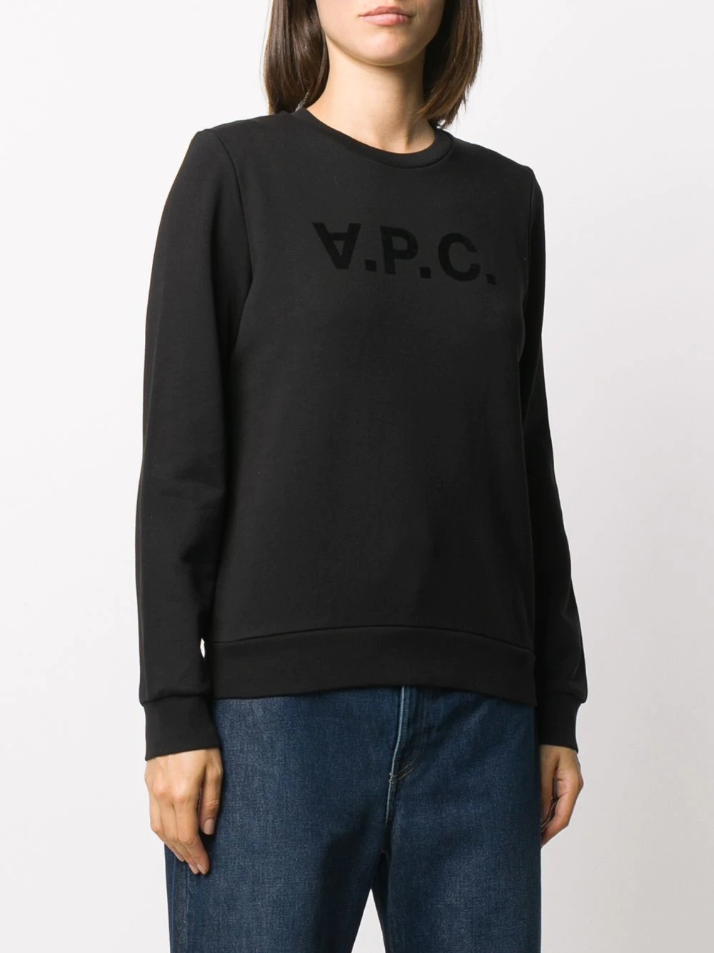 logo print sweatshirt - 3
