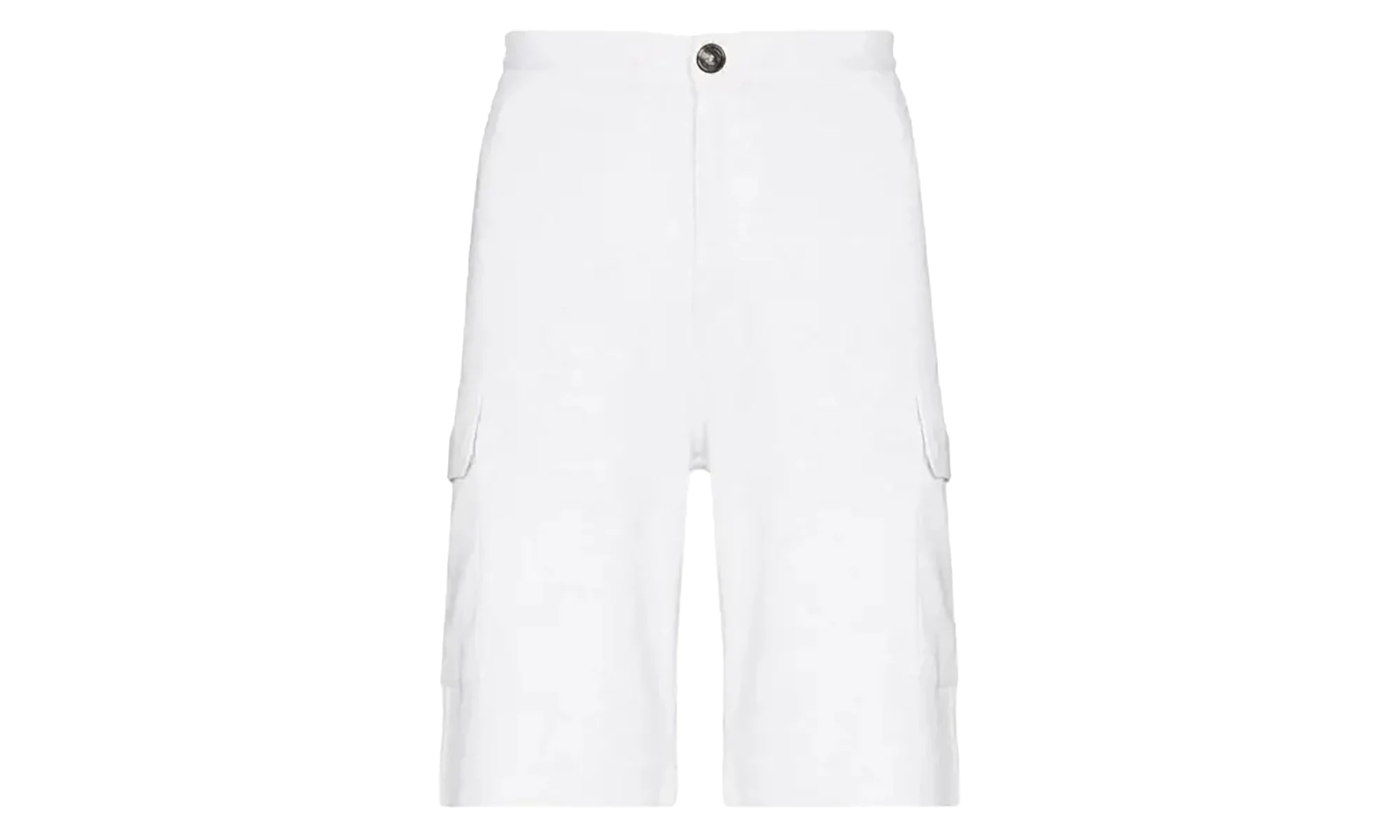 Cotton Cargo Shorts "White" BRUN1606 - 1