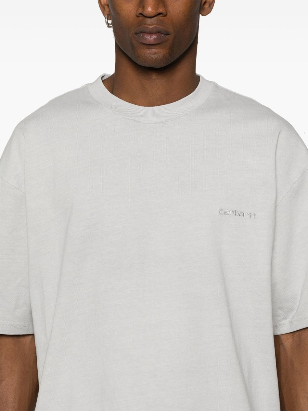 Duster Script logo-embroidered T-shirt - 5