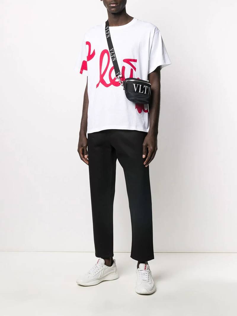 Valentino VLOGO cropped jeans outlook