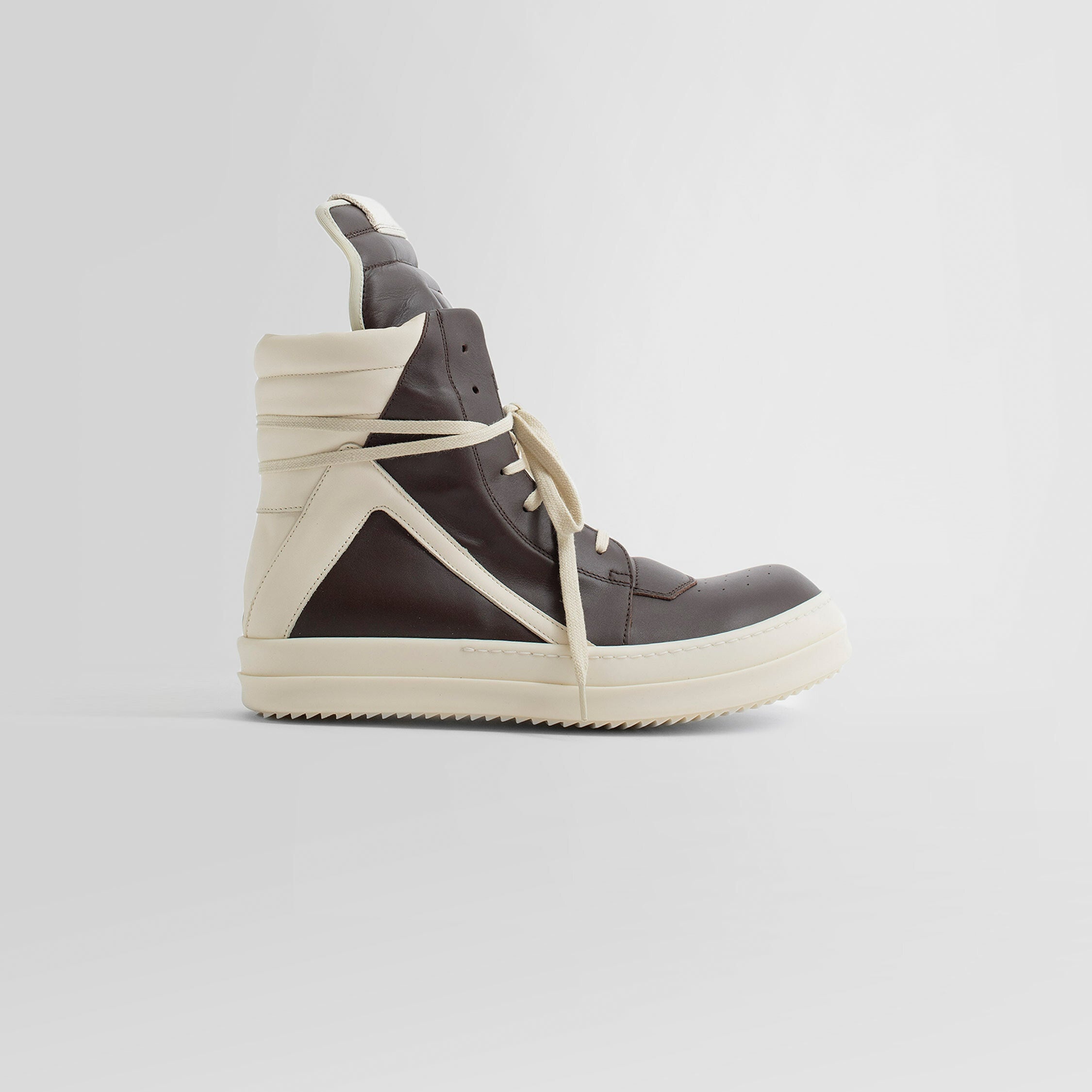 RICK OWENS MAN BROWN SNEAKERS - 8