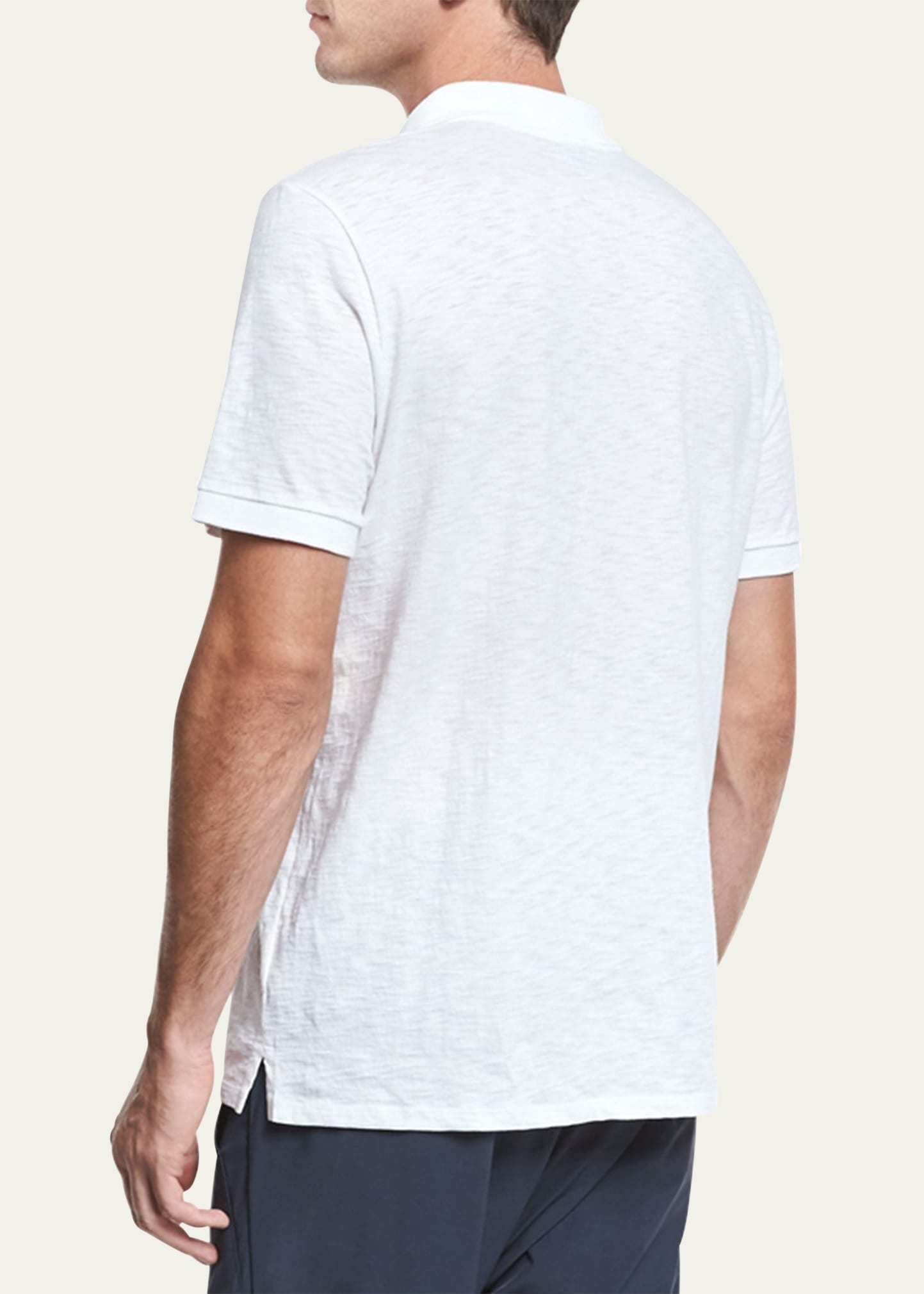 Classic Slub Cotton Polo Shirt - 3