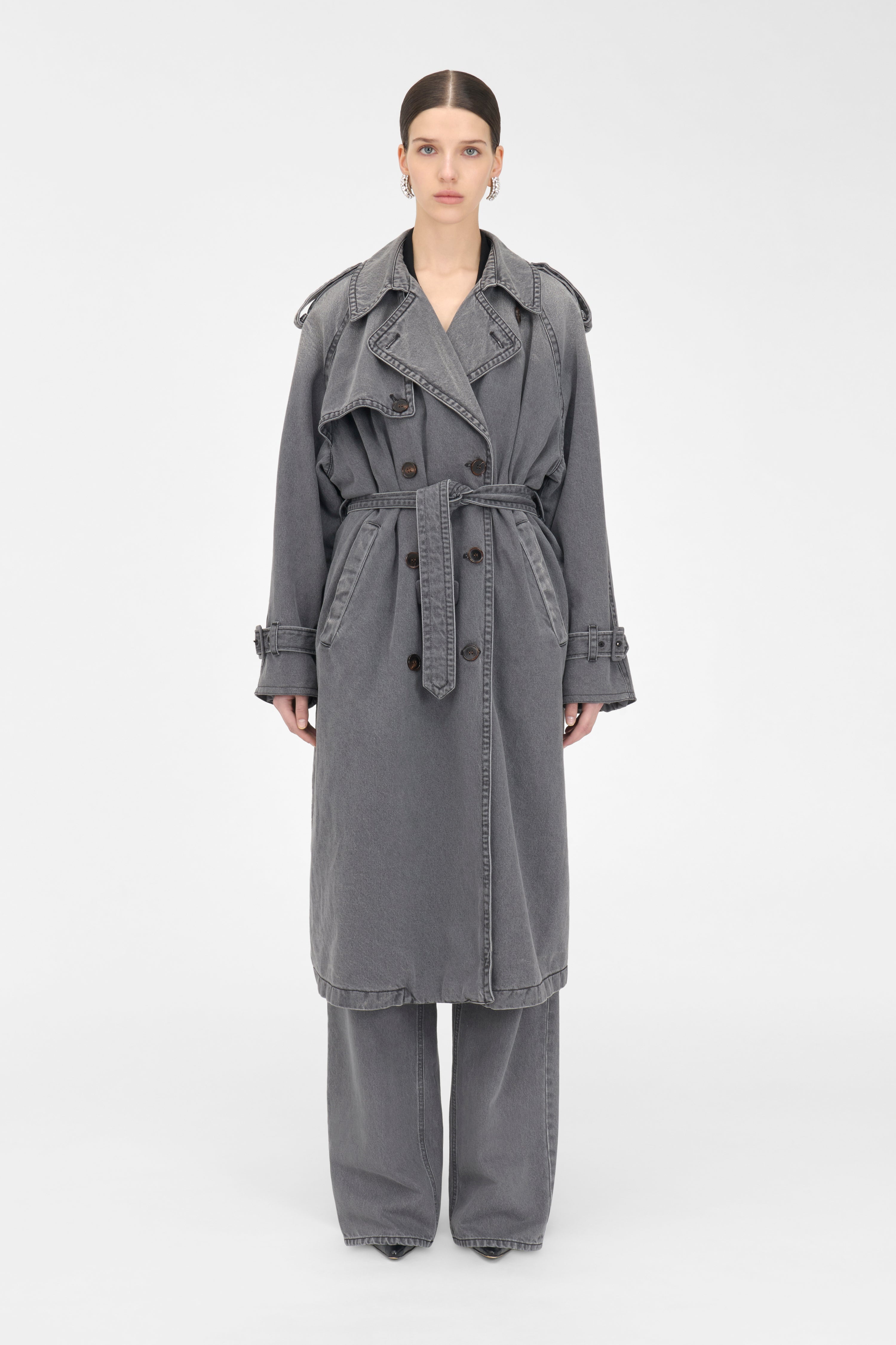 DENIM TRENCH - 3