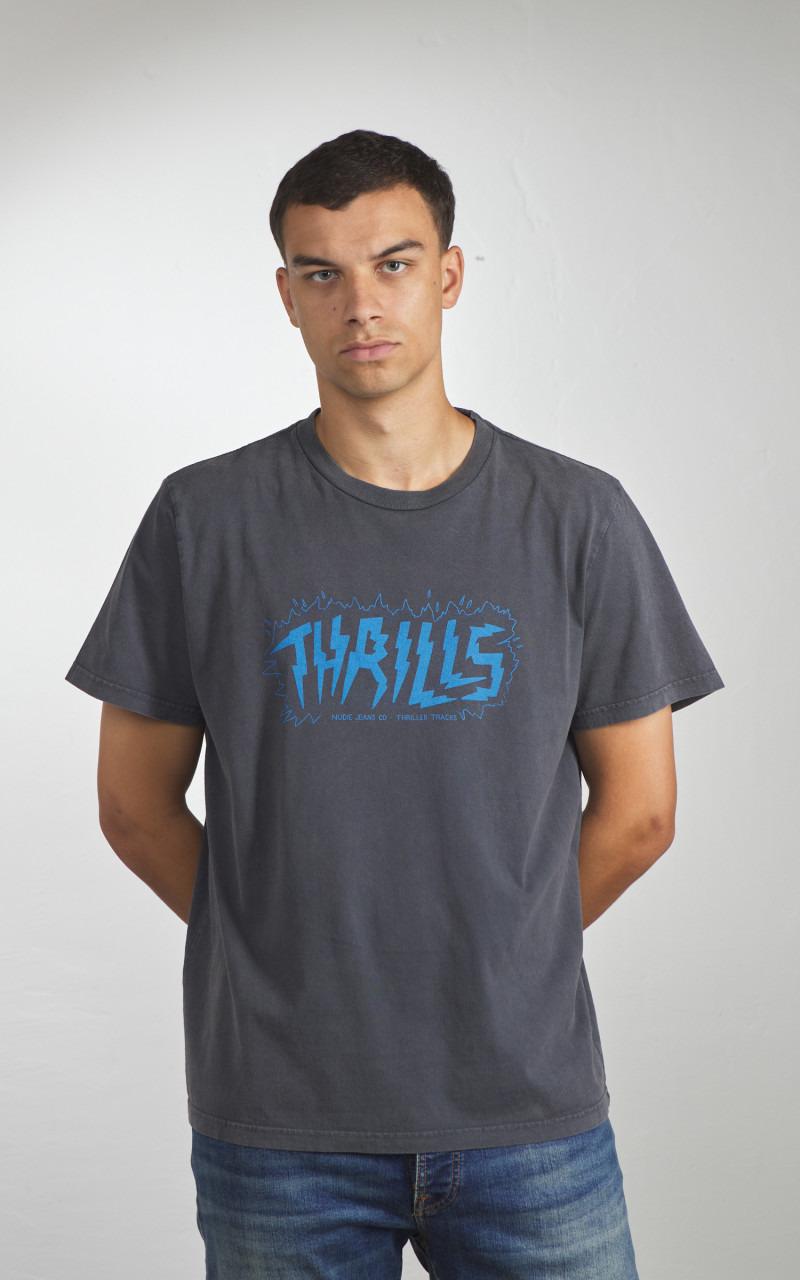 ROY THRILLER TRACKS T-SHIRT ANTRACITE - 3