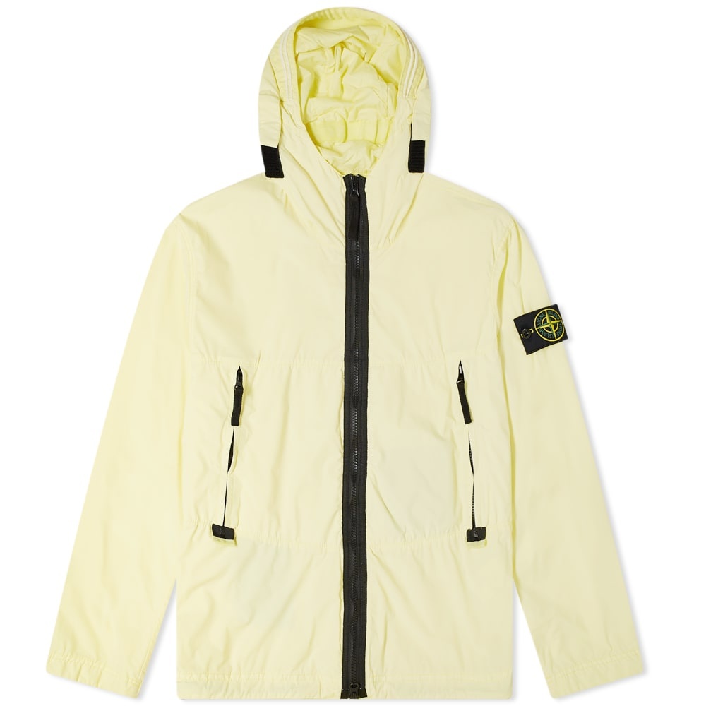 Stone Island Nylon Garment Dyed Hooded Jacket - 1