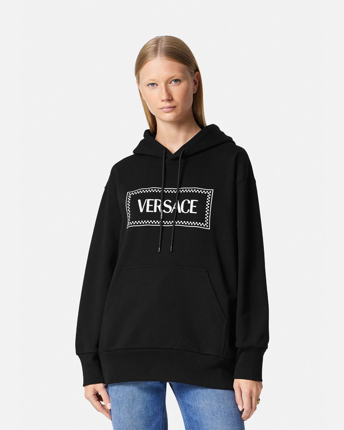 Embroidered Logo Hoodie - 4