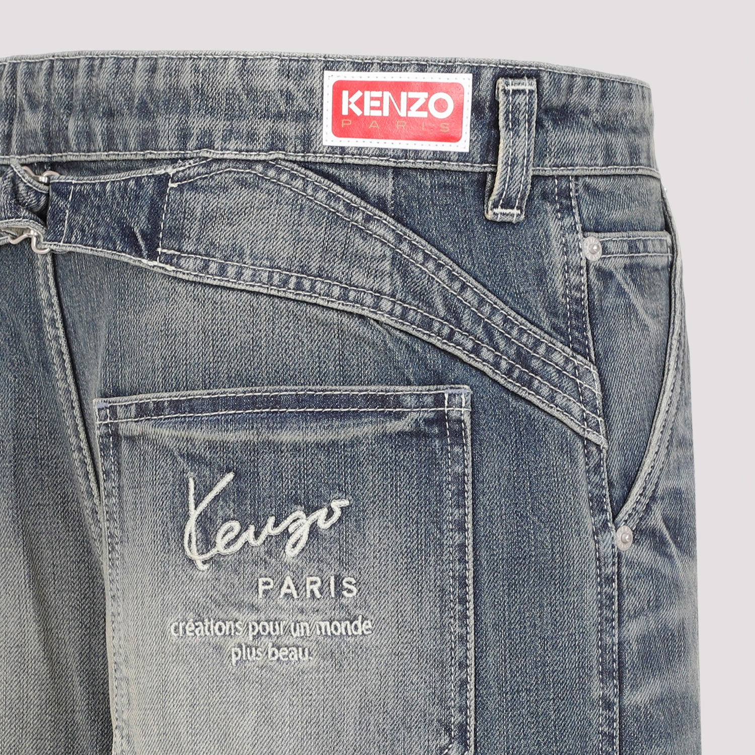 Kenzo Denim Pants Women - 4